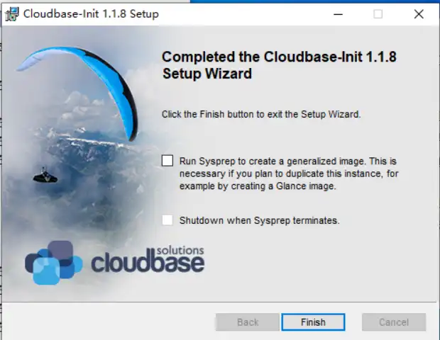 点击查看大图 CloudbaseInit 安装